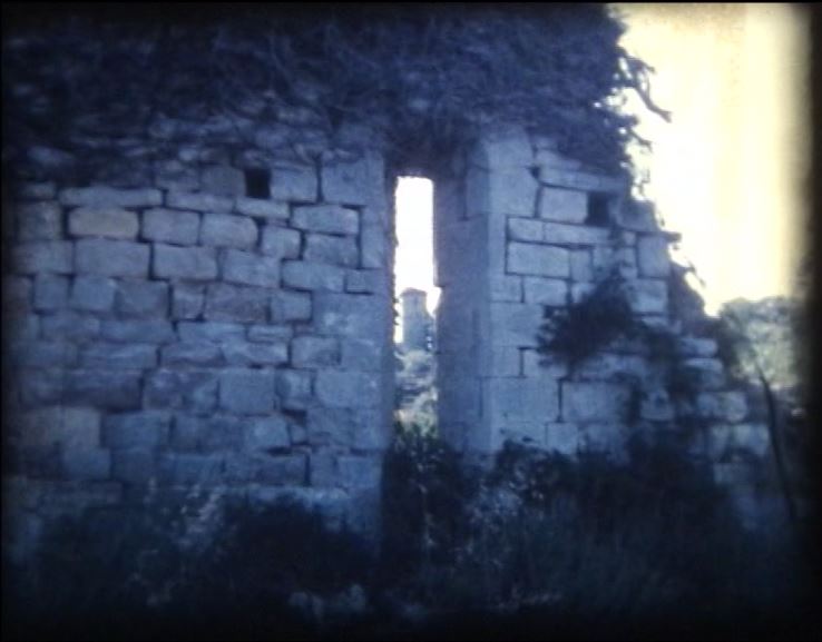 Foto del 1962 dei ruderi dell'abazia di Acqualta